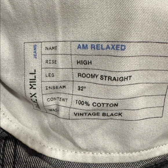 Alex Mill Dark Denim Straight Jeans - Picture 5 of 6